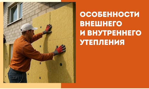 Какие особенности внешнего и внутреннего утепления в Большом Камне