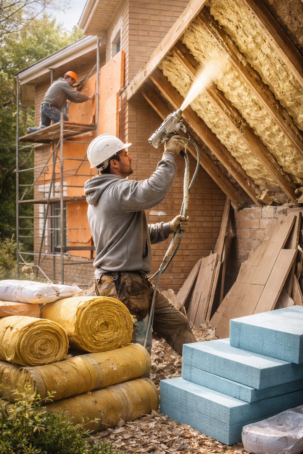 Утепление домов в Большом Камне под ключ от 4259 руб/м2 | Профессионально — ТепломастерБль