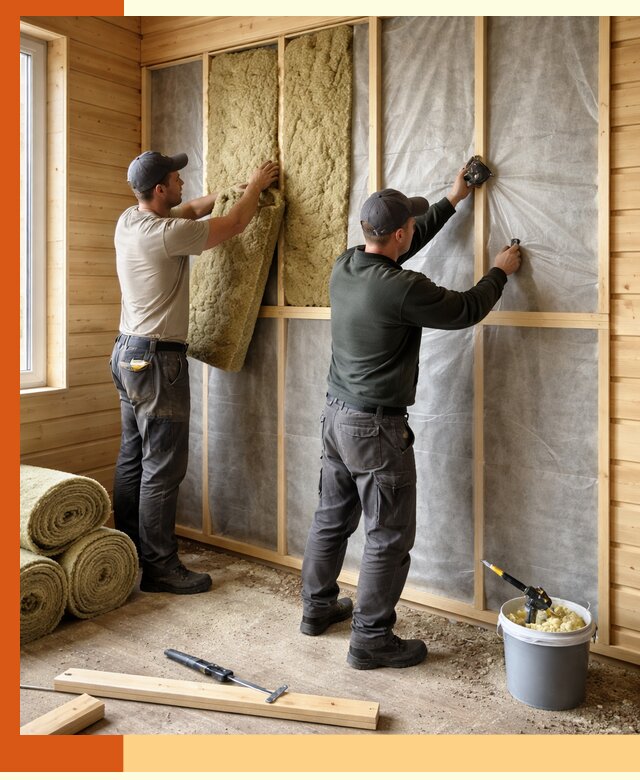 Утепление дома из минибруса в Большом Камне: комплексные теплоизоляционные работы