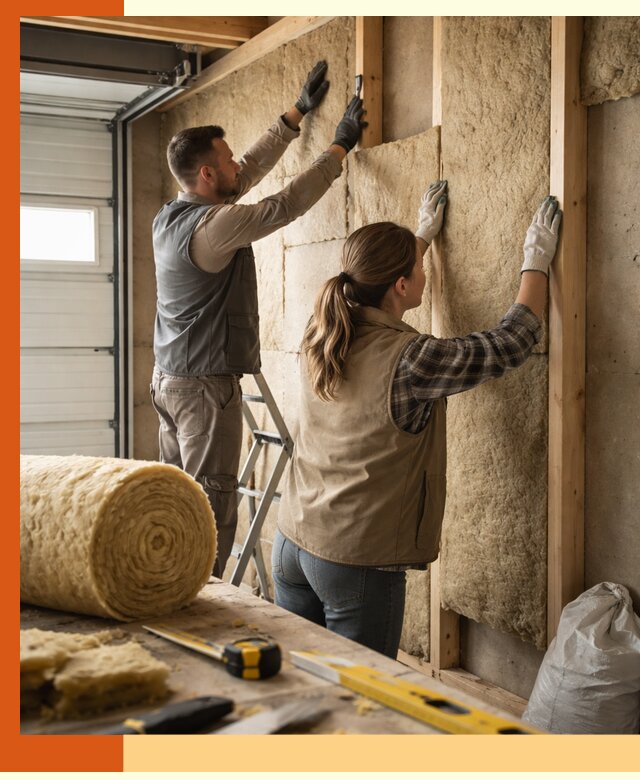 Утепление гаража изнутри в Большом Камне: быстро и надежно